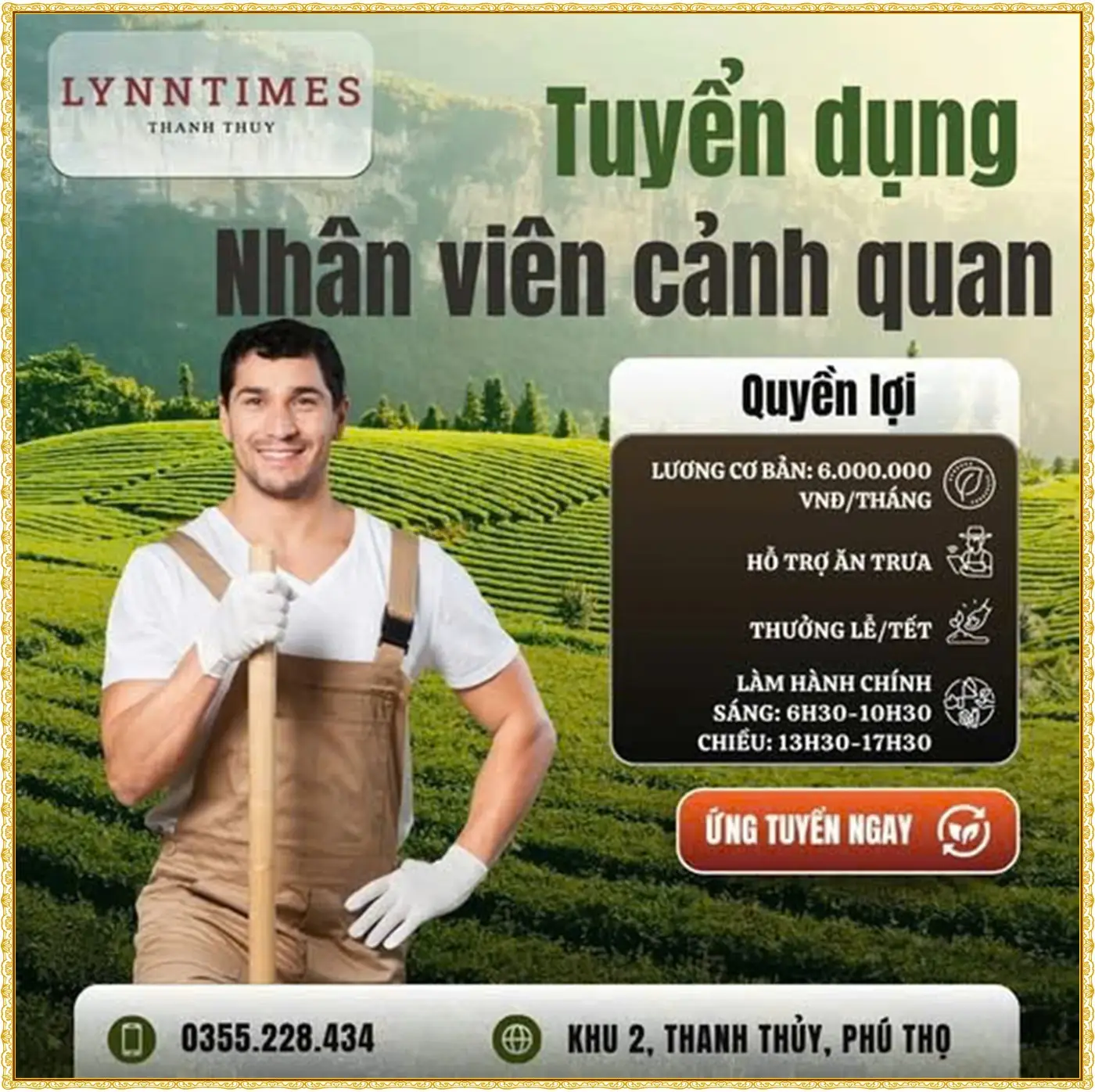 Phú Thọ tuyển nhân viên hải quan